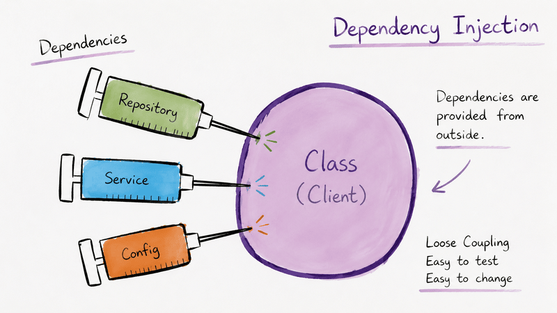 Rust에서 Dependency Injection 구현하기 — 정적·동적 디스패치, Shaku, Cake 패턴